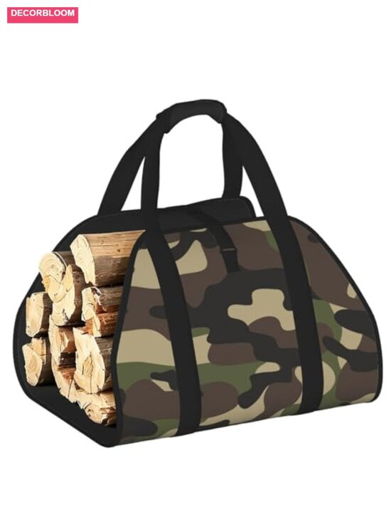 Other - Heavy Duty Oxford Firewood Carrier Bag Large Wood Log Tote Reinforced Handles